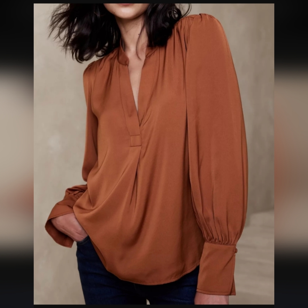 Banana Republic Terracotta Blouse